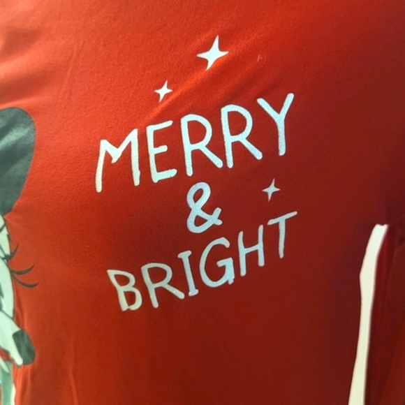 Disney Womens Long Sleeve Christmas Tunic Dress Large (10-12) NWOT - Picture 4 of 8